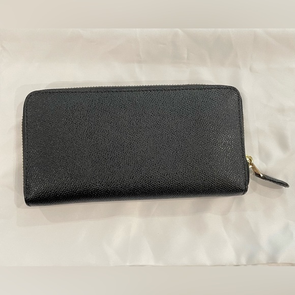Coach Accordion Zip Wallet - Black (54007) - Picture 5 of 5
